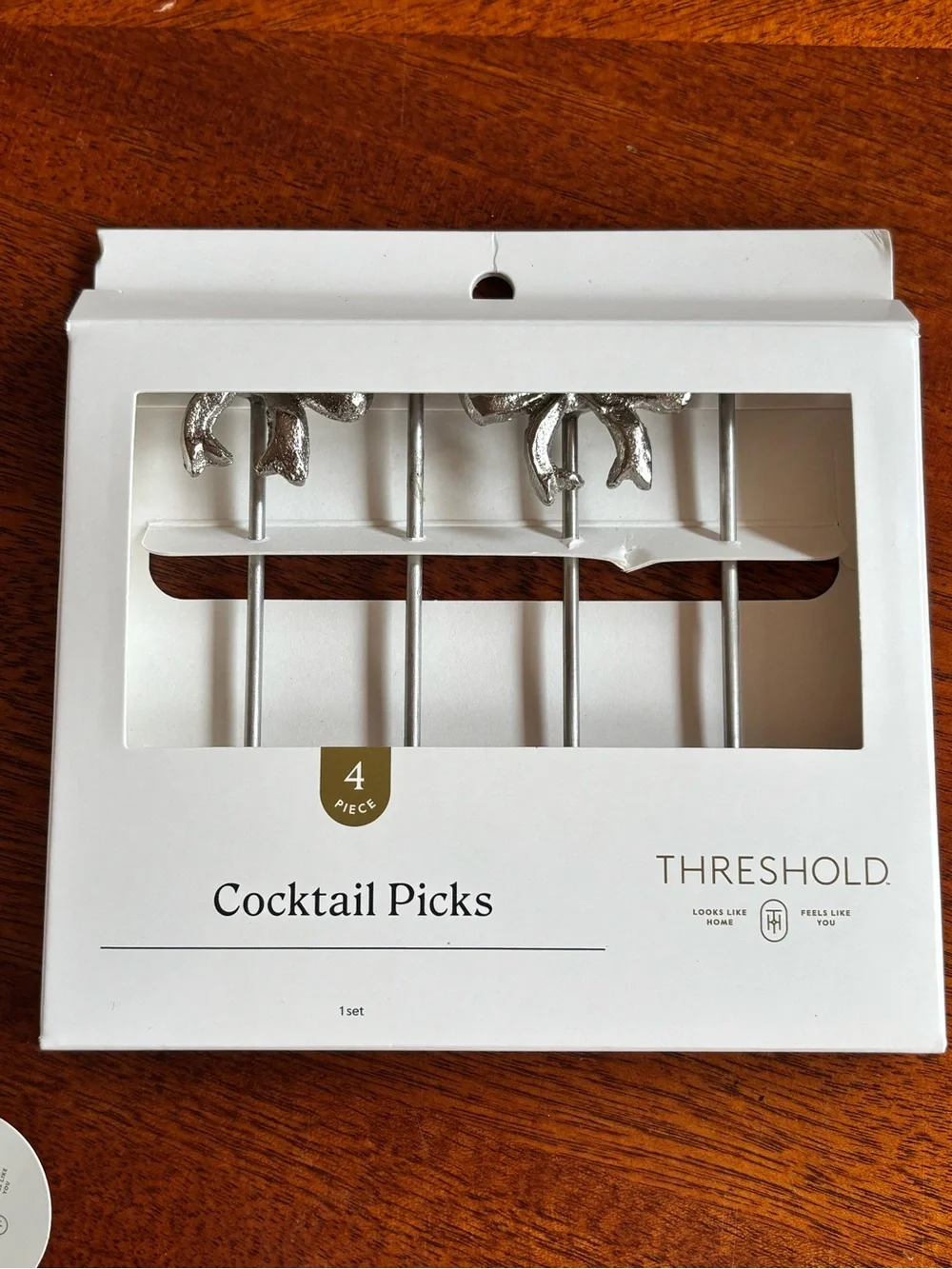 Threshold Silver Anchor Cocktail Picks with Matching Bottle Stoppers